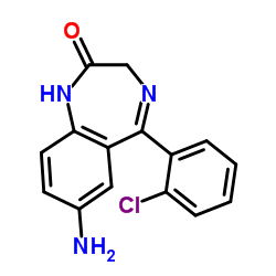 7-氨基氯硝西泮 结构式