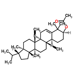 乙酸西米杜鹃醇酯 结构式