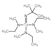 (叔丁基酰亚胺)三(乙基甲基氨基)钽(V) 结构式
