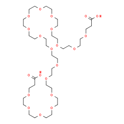 聚乙二醇双(2-羧基乙基)醚 结构式