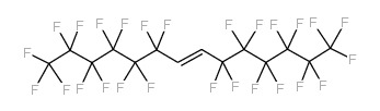反式-1,2-双(全氟己基)乙烯 结构式