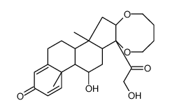 (22S)-布地奈德 结构式