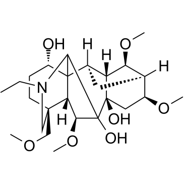 硬飞燕草碱 结构式