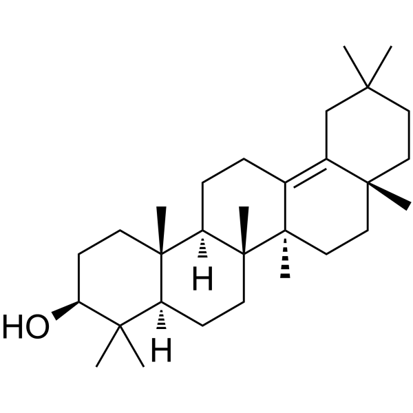 δ-香树脂醇 结构式