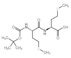 Boc-甲硫氨酰-甲硫氨酸 结构式