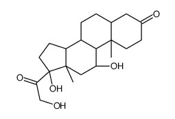 5α-二氢皮质醇 结构式