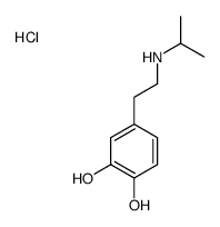 N-异丙基多巴胺盐酸盐 结构式