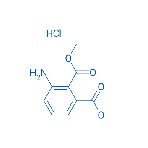 3-氨基邻苯二甲酸二甲酯盐酸盐 结构式