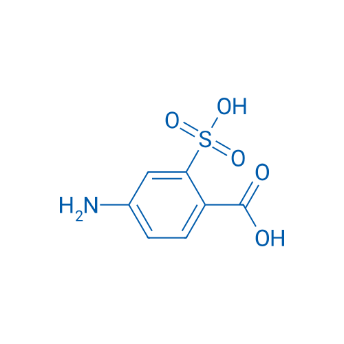4-氨基-2-磺基苯甲酸 结构式
