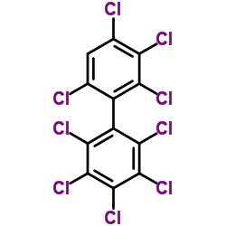 2,2',3,3',4,4',5,6,6'-九氯联苯 结构式