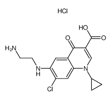 环丙沙星相关物质 结构式