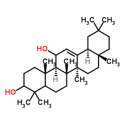 齐墩果-12-烯-3,11-二醇 结构式