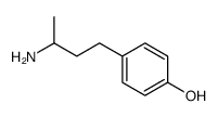 4-(3-氨基丁基)苯酚 结构式