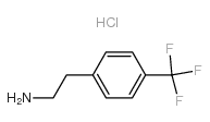 2-(4-三氟甲基-苯基)-乙胺盐酸盐 结构式