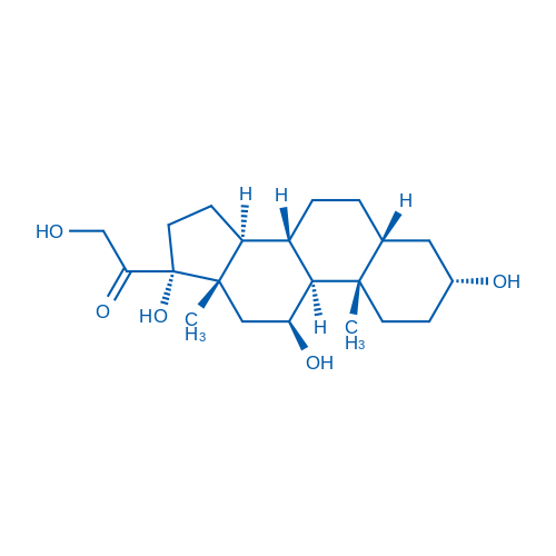 四氢皮质醇 结构式