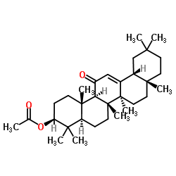 β-香树脂酮醇乙酸酯 结构式
