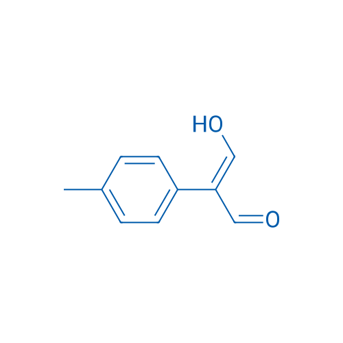 3-羟基-2-(对甲苯基)丙烯醛 结构式