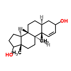 5alpha-雄甾-1-烯-3beta,17beta-二醇 结构式