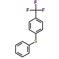 4-三氟甲基二苯硫醚 结构式