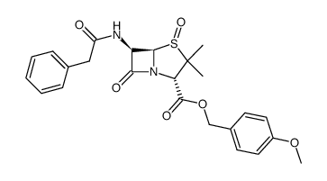 青霉素G对甲氧基苯甲酯硫氧化物 结构式