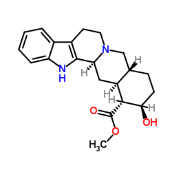 β-育亨宾 结构式