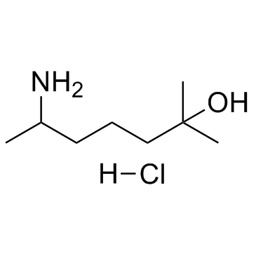 盐酸庚胺醇 结构式