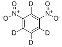 1,3-二硝基苯-d₄ 结构式