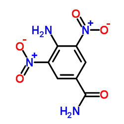 4-氨基-3,5-二硝基苯甲酰胺 结构式