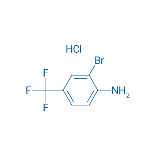 4-氨基-3-溴三氟甲苯 结构式