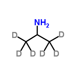 异丙胺-D6 结构式