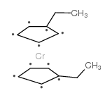双(乙基环戊二烯)铬(II) 结构式