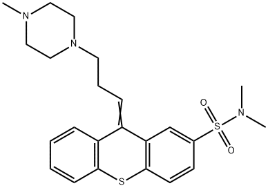 氨砜噻吨 结构式