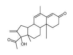 美仑孕酮 结构式