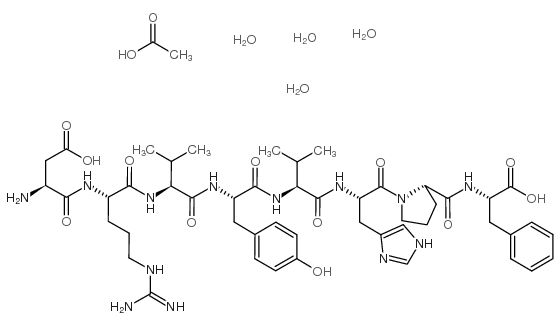(VAL5)-血管紧张素II 结构式