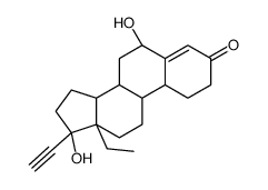 6β-羟基炔诺孕酮 结构式