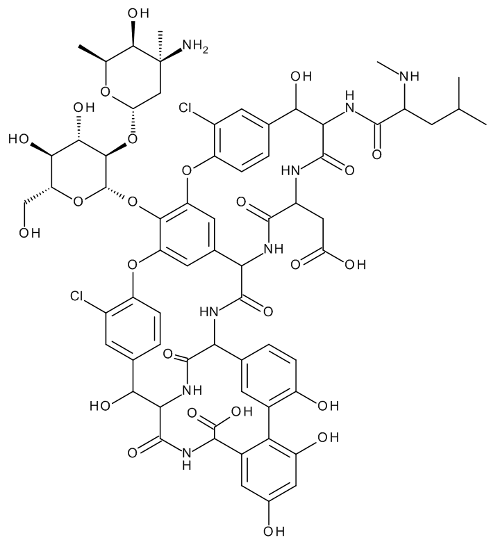万古霉素CDP-1 结构式