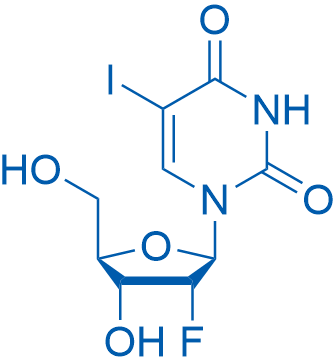 5-碘-2'-氟-脱氧尿苷 结构式