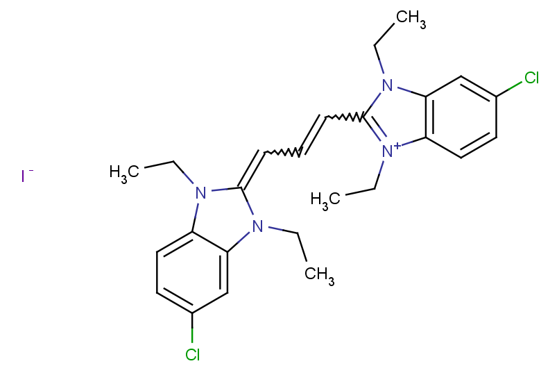 JC-10 线粒体膜电位荧光探针 结构式