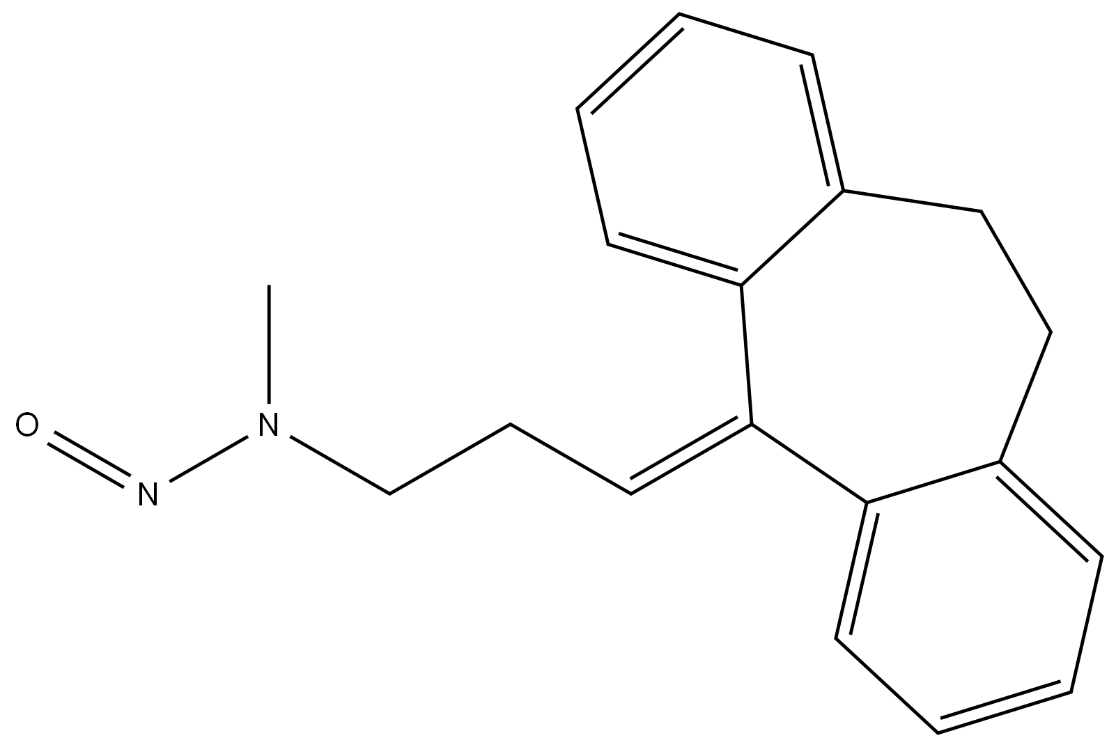 N-亚硝基去甲替林溶液 结构式