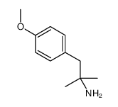 1-(4-甲氧基苯基)-2-甲基丙烷-2-胺 结构式