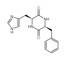 环(-组氨酸-苯丙氨酸) 结构式