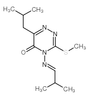 丁嗪草酮 结构式