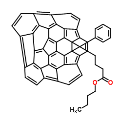 [6,6]-苯基-C61-丁酸丁酯 结构式