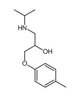 1-异丙基氨基-3-(对甲苯氧基)-2-丙醇 结构式