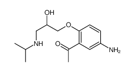 N-去丁酰基醋丁洛尔 结构式