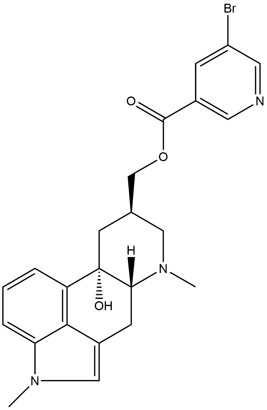 尼麦角林杂质5 结构式
