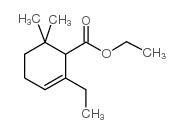 2-乙基-6,6-二甲基-2-环己烯-1-甲酸乙酯 结构式
