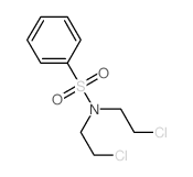 N,N-双(2-氯乙基)苯磺酰胺 结构式