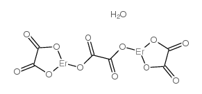 草酸铒(III) 水合物 结构式