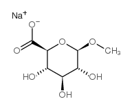 甲基 β-D-葡萄糖醛酸钠 结构式